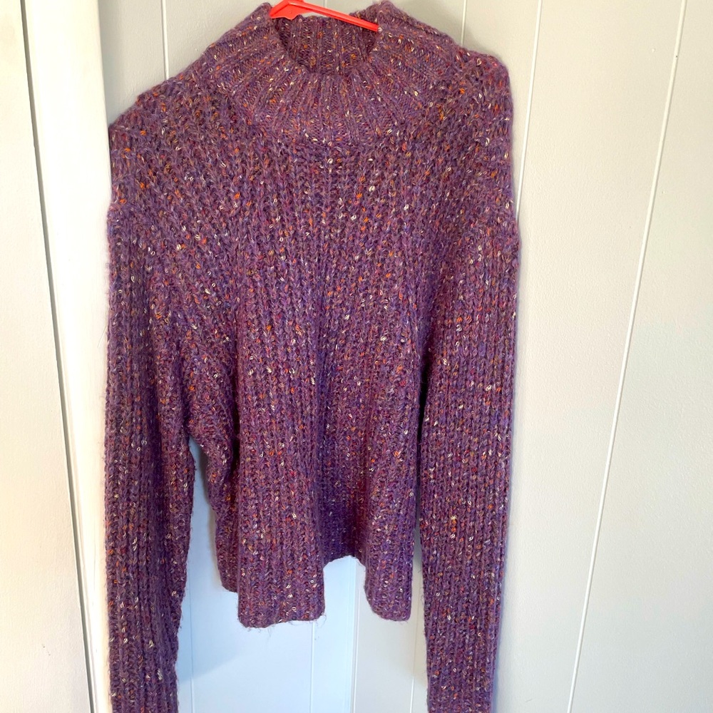 A new day, purple sweater, size S